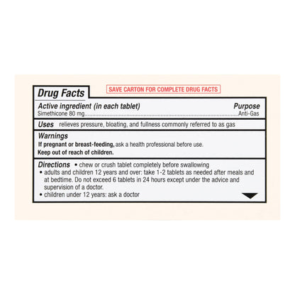 Foster & Thrive™ Gas Relief 80 mg Simethicone Chewable Tablets, Mint Flavor