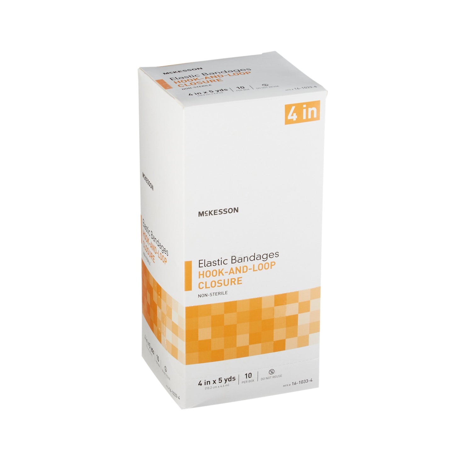 McKesson Hook and Loop Closure Elastic Bandage, 4 Inch x 5 Yard by McKesson Brand product image - view 7