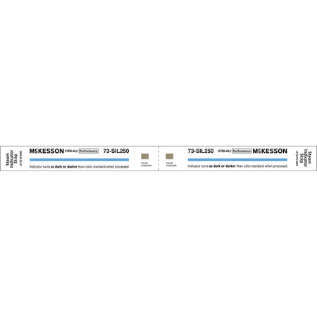 McKesson 73-SIL250 Sterilization Chemical Indicator Strip, 8 Inch