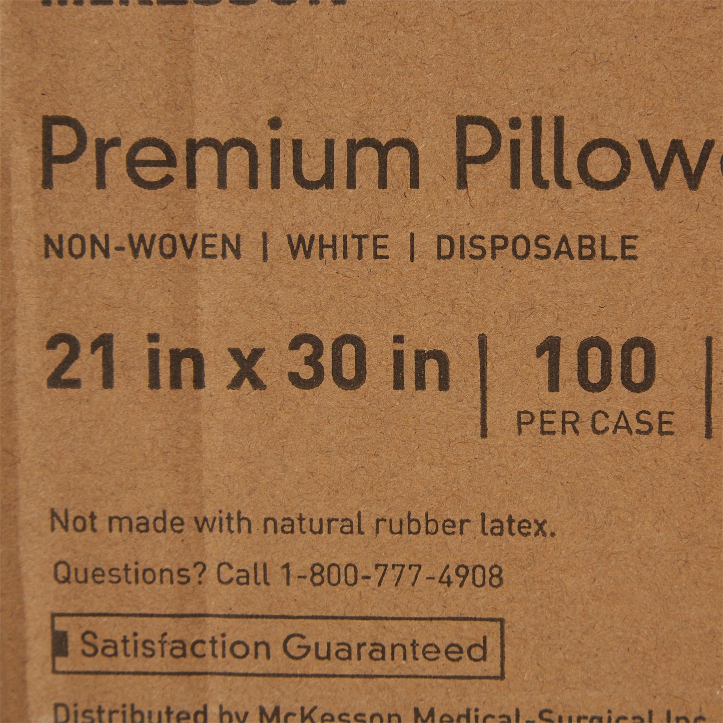 McKesson White Nonwoven Pillowcase, 21 x 30 Inch