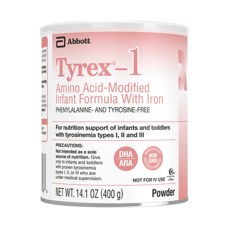 Abbott Nutrition 67062 Tyrex-1 Amino Acid-Modified Infant Formula with Iron