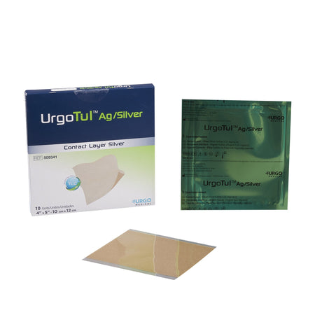 Urgo Medical 509341 Restore Silver Wound Contact Layer Dressing, 4 x 5 Inch
