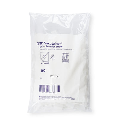 BD 364966 Urine Transfer Straw Vacutainer® For BD Vacutainer® Urine Collection System