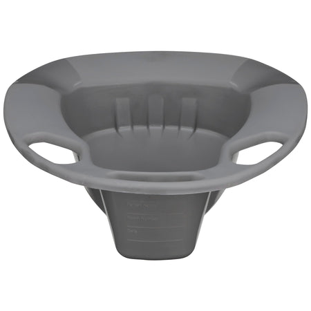 McKesson 56-80245 Stackable Bedpan, Non-Stick Plastic, Graphite Color