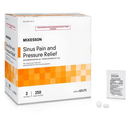 McKesson 82475 Acetaminophen / Phenylephrine Cold and Sinus Relief