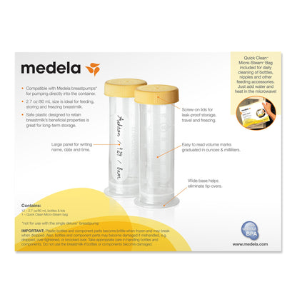Medela Breast Milk Storage Bottle, 2.7-ounce capacity