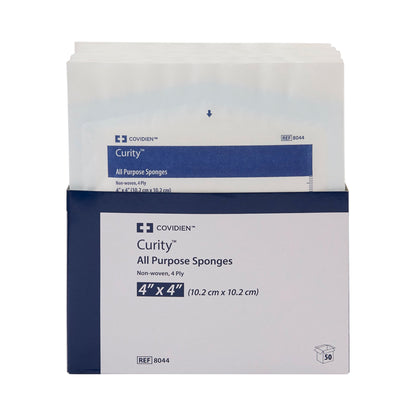 Curity™ Sterile Nonwoven Sponge, 4 x 4 Inch, 4-Ply