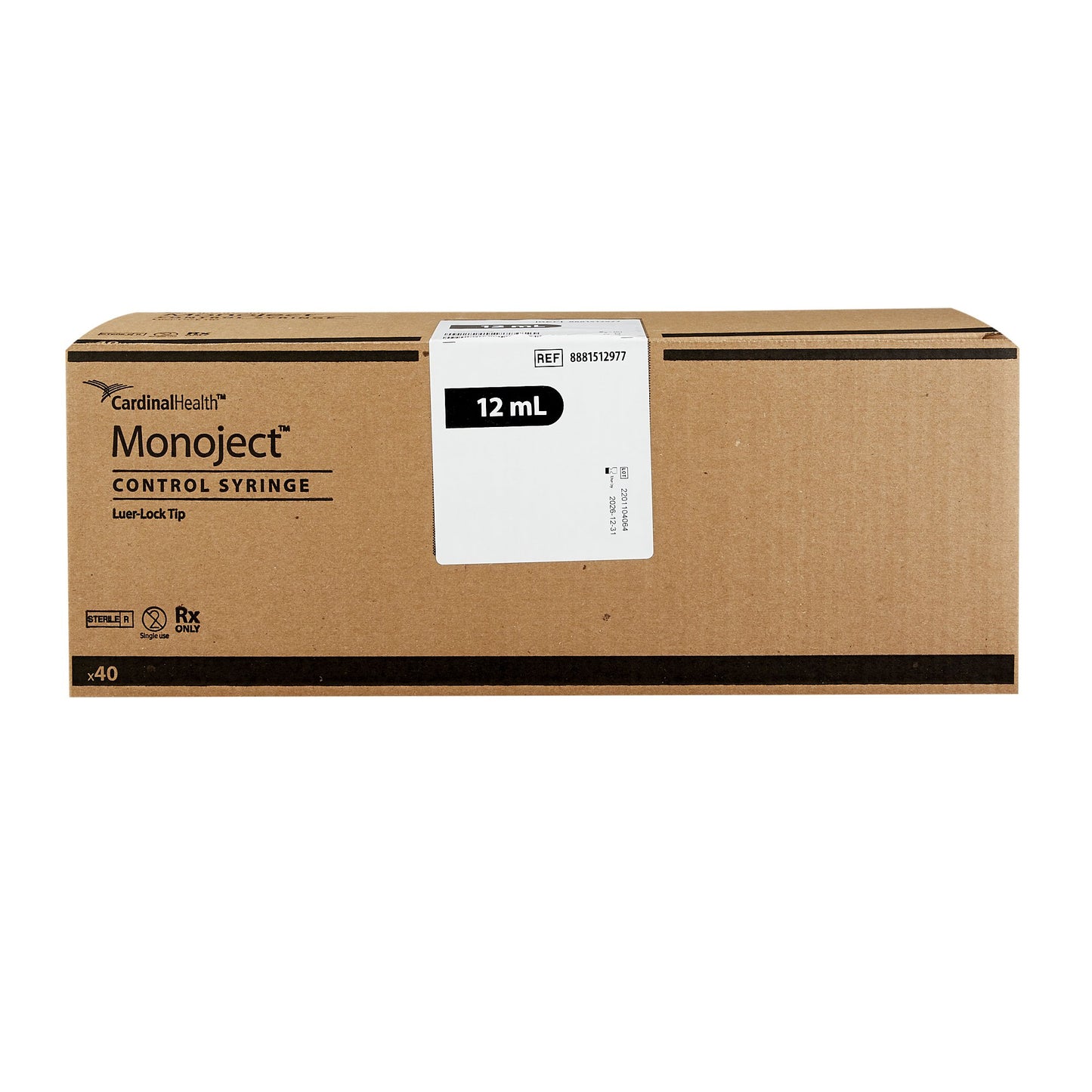 Monoject™ Control Syringe, 12 mL
