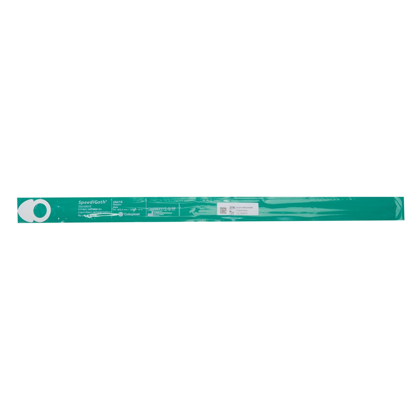 SpeediCath® Hydrophillic Male Catheter, 16 Fr, Straight Tip