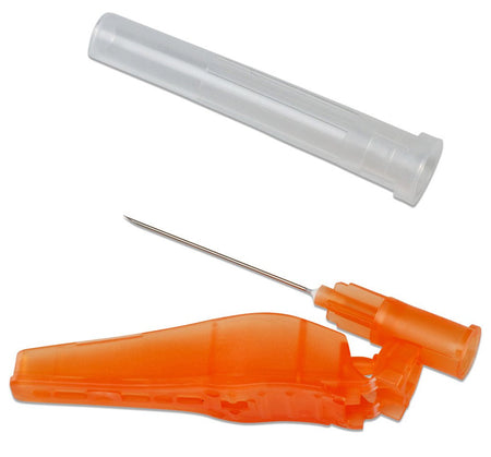 Cardinal 1019744 Monoject Safety Hypodermic Needle, 25 Gauge, 1-1/2 Inch Length