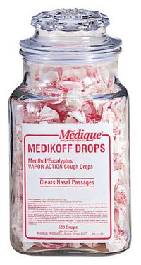 Medique Products 5022 Medikoff Menthol/Eucalyptus Drops for Coughs and Sore Throats