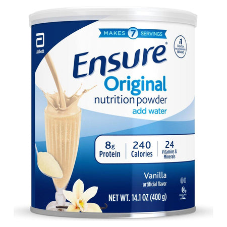 Abbott Nutrition 66950 Ensure Original Vanilla Powder, 14-ounce can