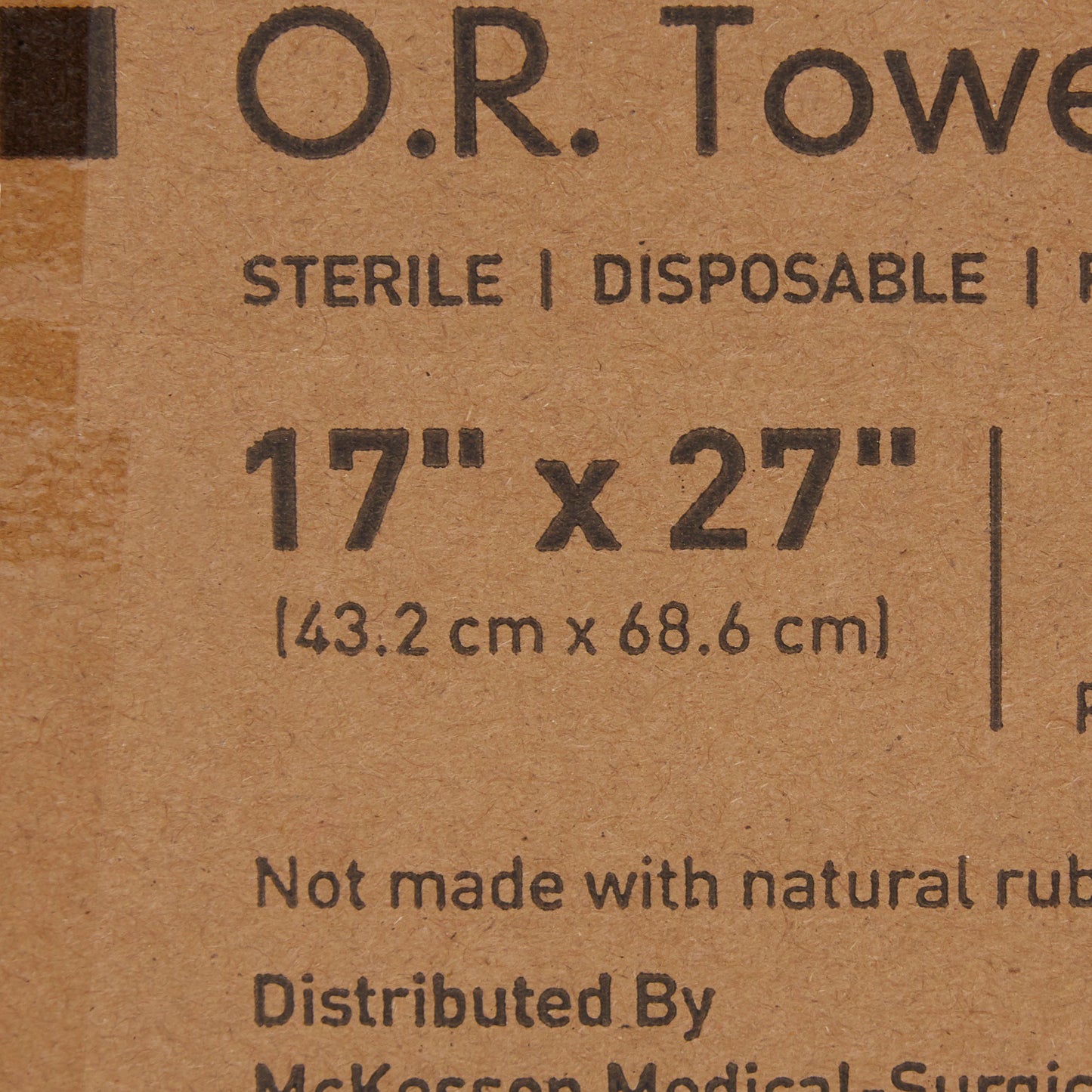 McKesson Sterile Blue O.R. Towel, 17 x 27 Inch