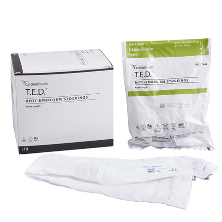 Cardinal 7604 T.E.D. Anti-Embolism Stockings, Extra Large / Regular