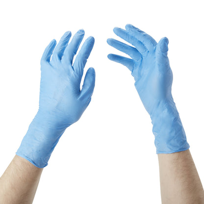 McKesson Confiderm® 6.5CX Nitrile Extended Cuff Length Exam Glove, Small, Blue