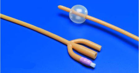 Cardinal 8887689241 Dover Foley Catheter, 24 Fr., 30 cc, 3-Way, Standard