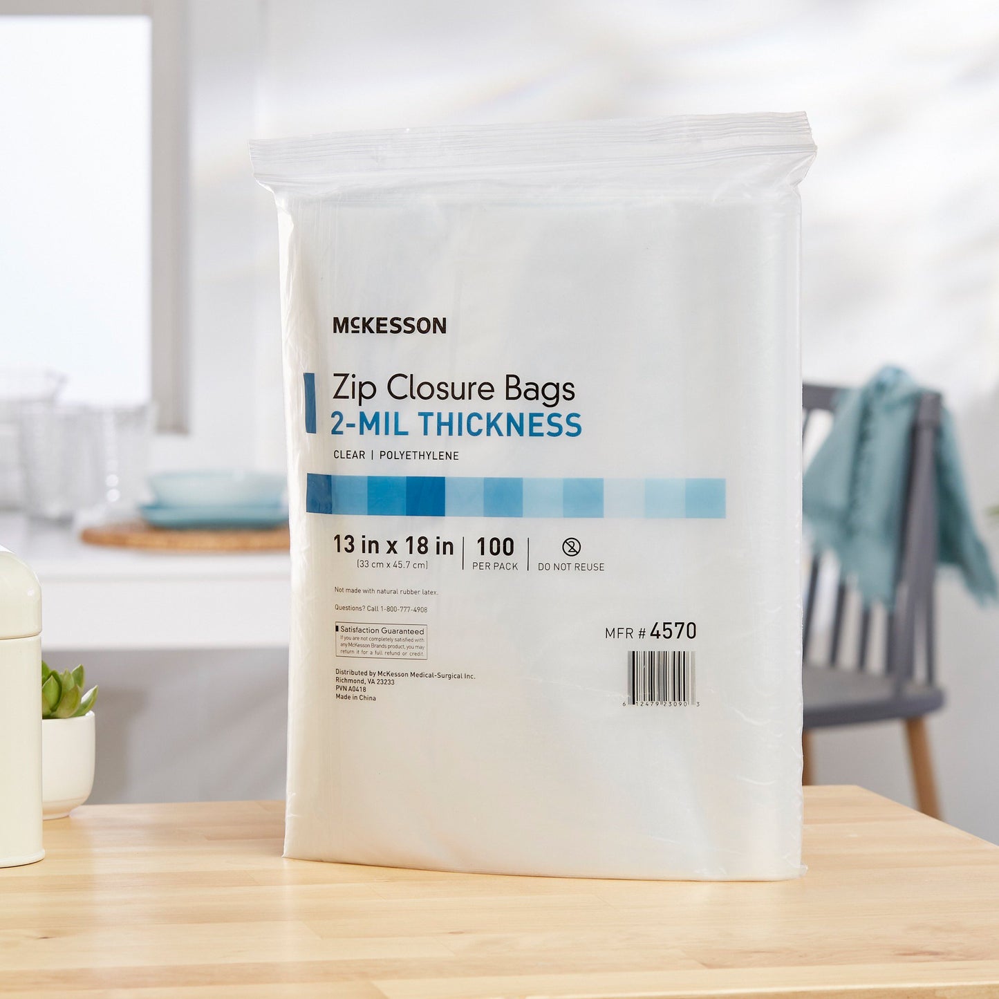 McKesson Zip Closure Bag, 13 x 18 Inch