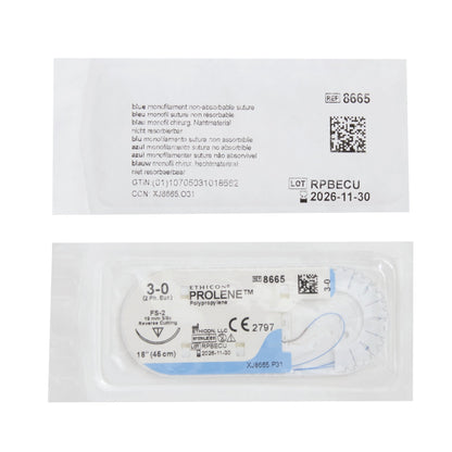 Prolene™ Suture with Needle, Size 3-0