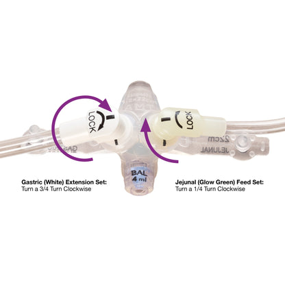G-Jet® Right Angle Connector with Male ENFit® and TRN203