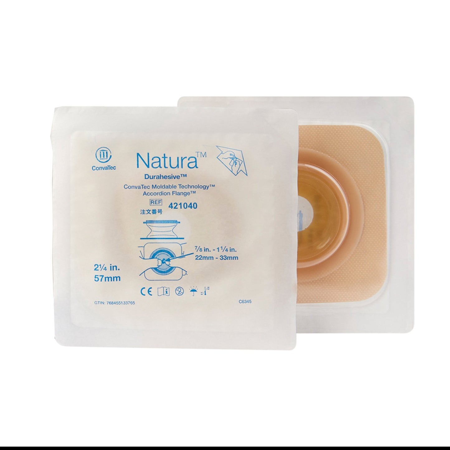 Natura™ Skin Barrier, 2-1/4 Inch Flange