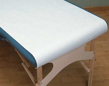 Table Paper Spa Essentials® 21 Inch Width 125 Foot Length White Crepe