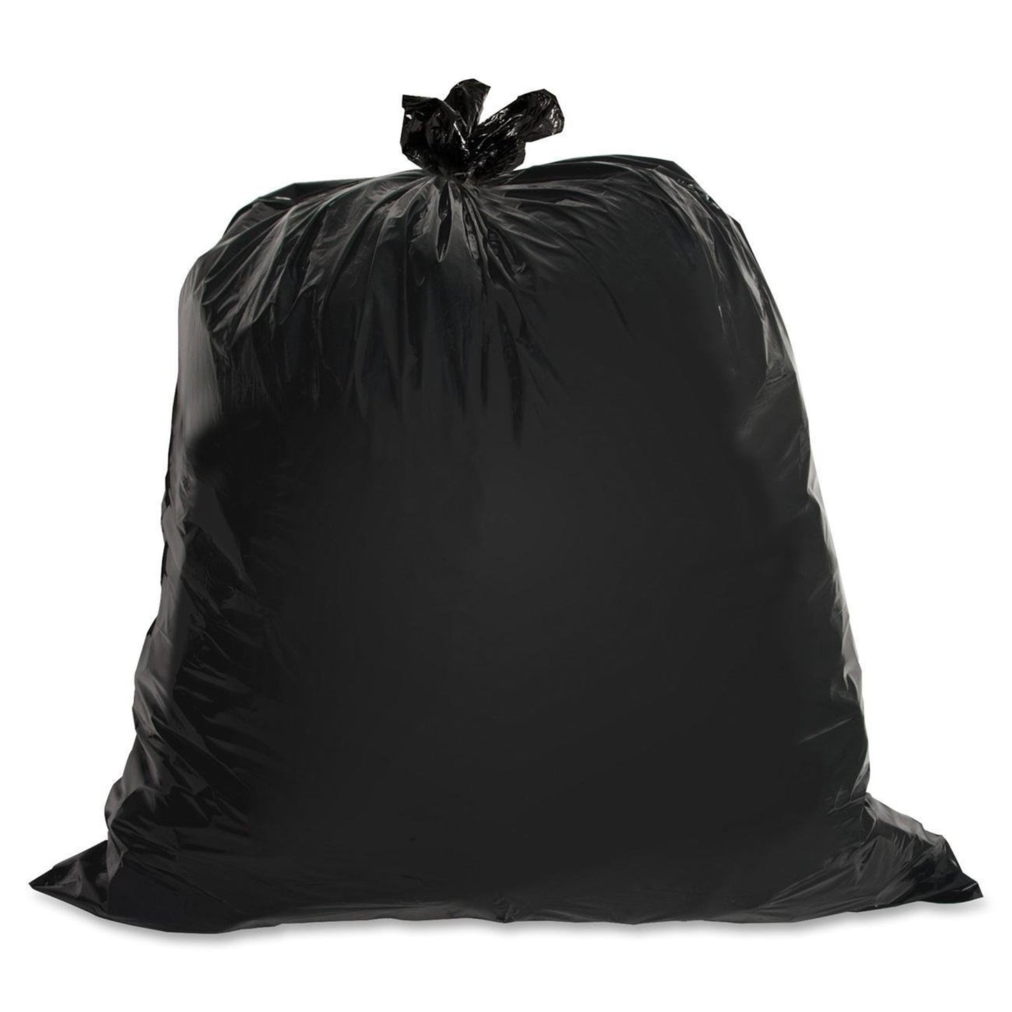 Trash Bag Inteplast Black LLDPE 0.65 mil 30 X 36 Inch Star Seal Bottom Coreless Roll