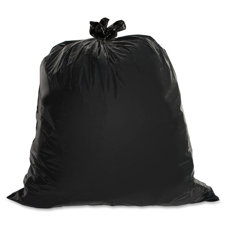 Trash Bag Inteplast Black LLDPE 0.65 mil 30 X 36 Inch Star Seal Bottom Coreless Roll