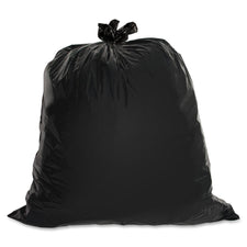 Trash Bag Inteplast Black LLDPE 0.65 mil 30 X 36 Inch Star Seal Bottom Coreless Roll