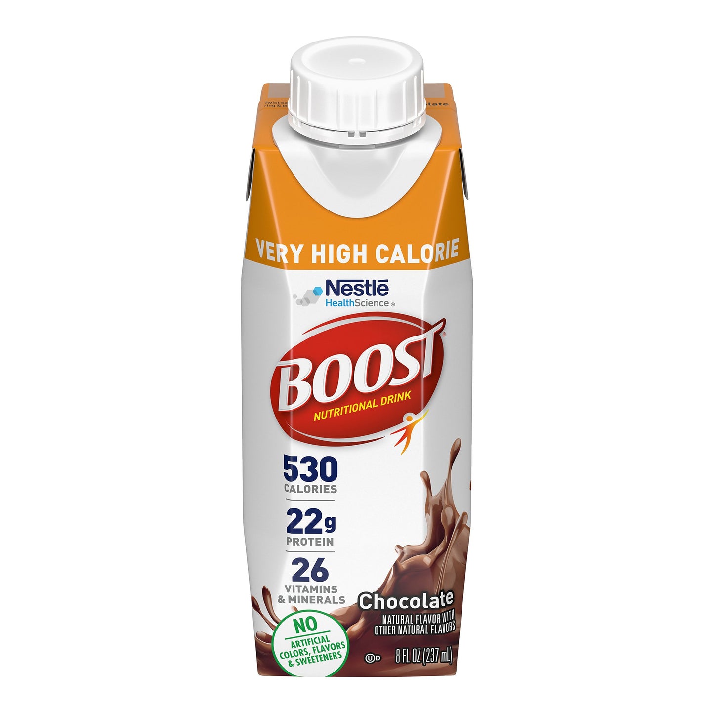 Boost® Very High Calorie Chocolate Nutritional Drink, 8-ounce carton