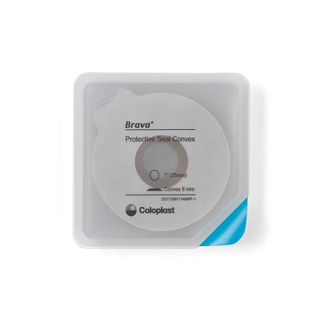 Coloplast 12091 Ostomy Seal Brava Convex, Starter Hole 1 Inch (25mm)