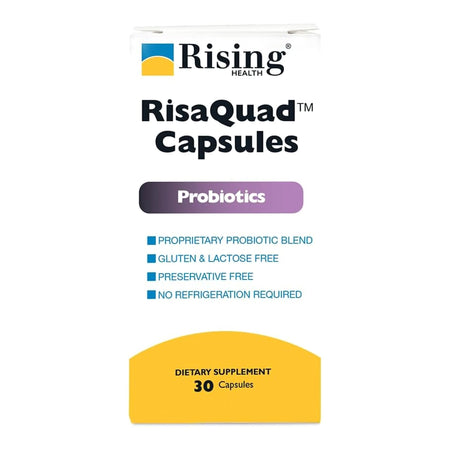 Rising Pharmaceuticals 64980014703 RisaQuad Probiotic Dietary Supplement