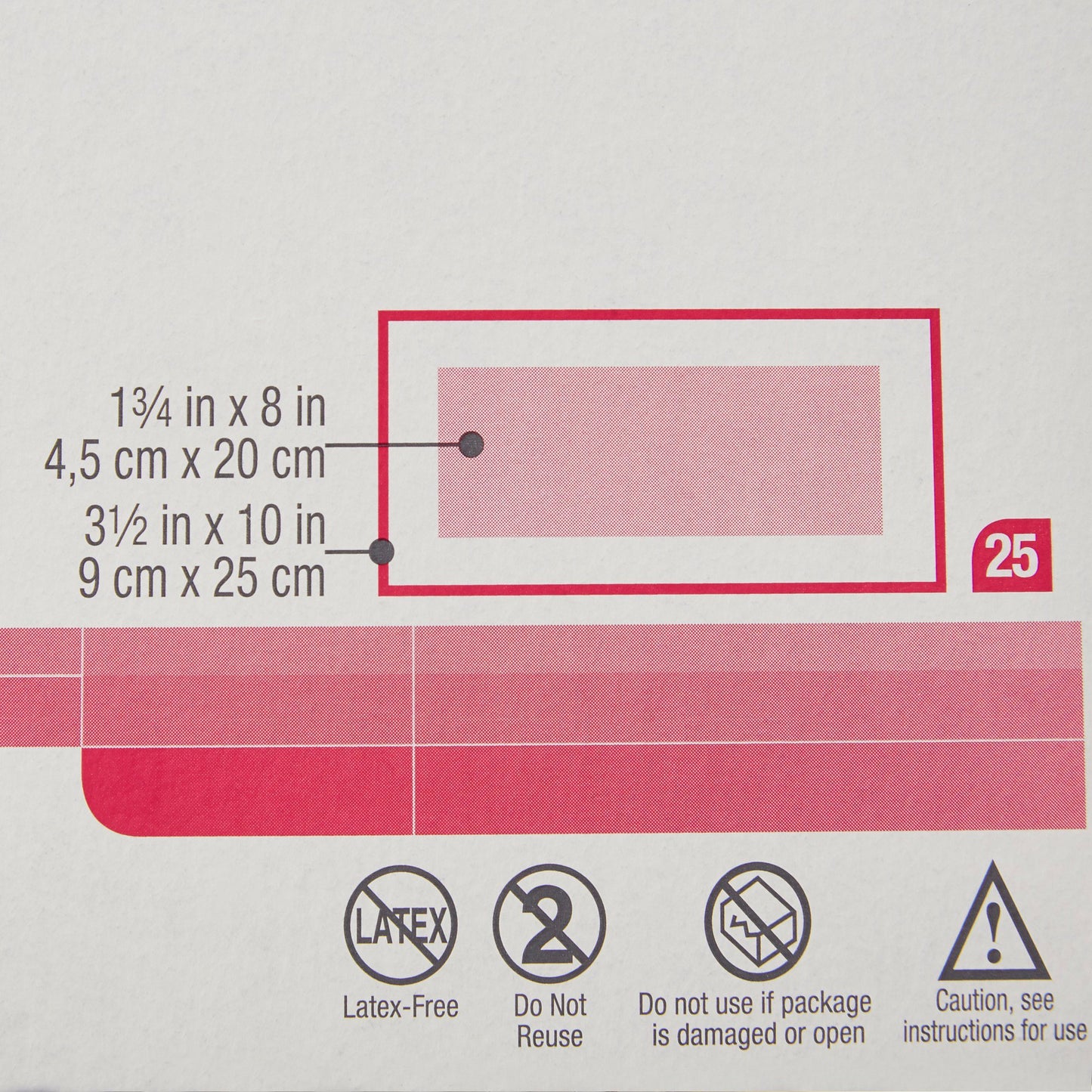 3M™ Medipore™ + Pad Soft Cloth Adhesive Dressing, 3½ x 10 Inch