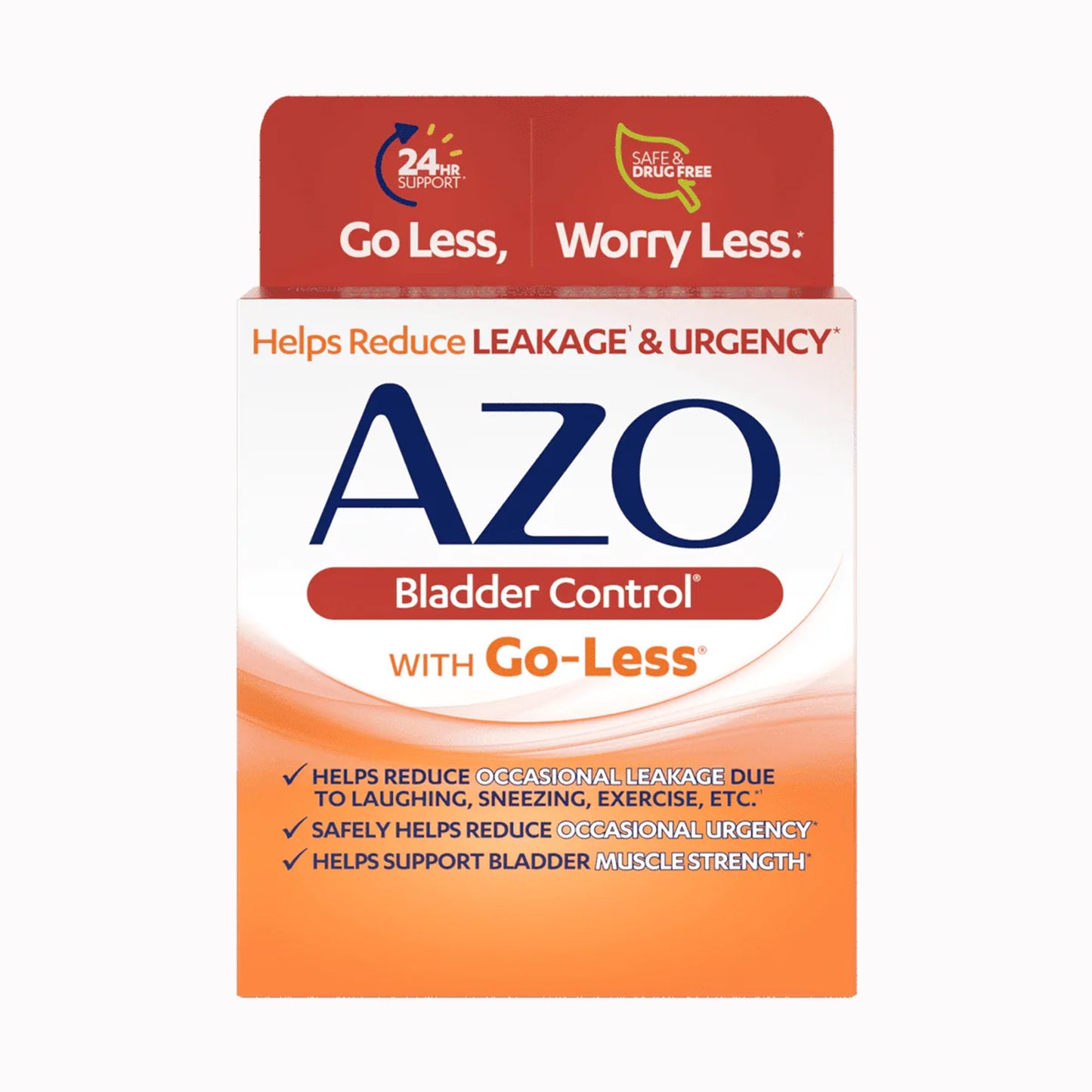 Urinary Pain Relief AZO® Bladder Control 300 mg Strength Pumpkin Seed / Soy Germ Extracts Capsule 54 per Box