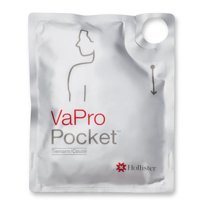 Intermittent Closed System Catheter VaPro Plus Pocket™ Tiemann / Coudé Tip 12 Fr. PVC