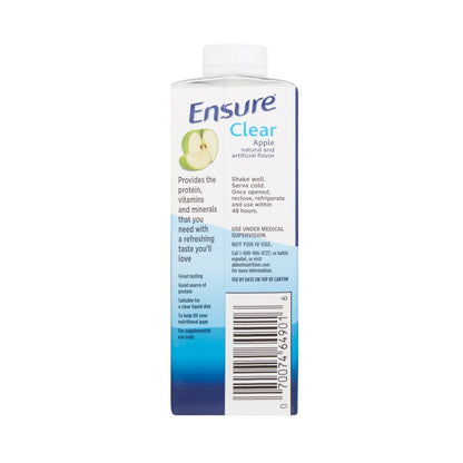 Ensure® Clear Therapeutic Nutrition, Apple, 8-ounce carton | Abbott 64903