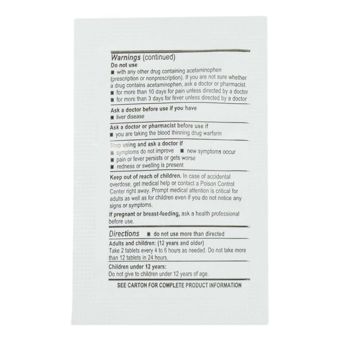 Medique® Acetaminophen Pain Relief