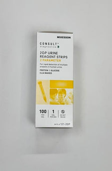 In-stock McKesson Consult 121-2GP urine test strips ready for immediate local clinic pickup at Lexicon Medical Supply in Tucson, AZ.