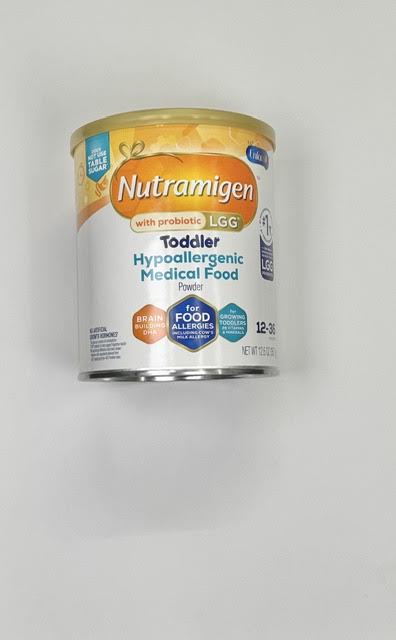 A 12.6 oz can of Mead Johnson 154804 Nutramigen toddler formula with Enflora LGG at Lexicon Medical Supply.