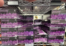 Boxes of Adenna Shadow black nitrile powder-free examination gloves at Lexicon Medical Supply.