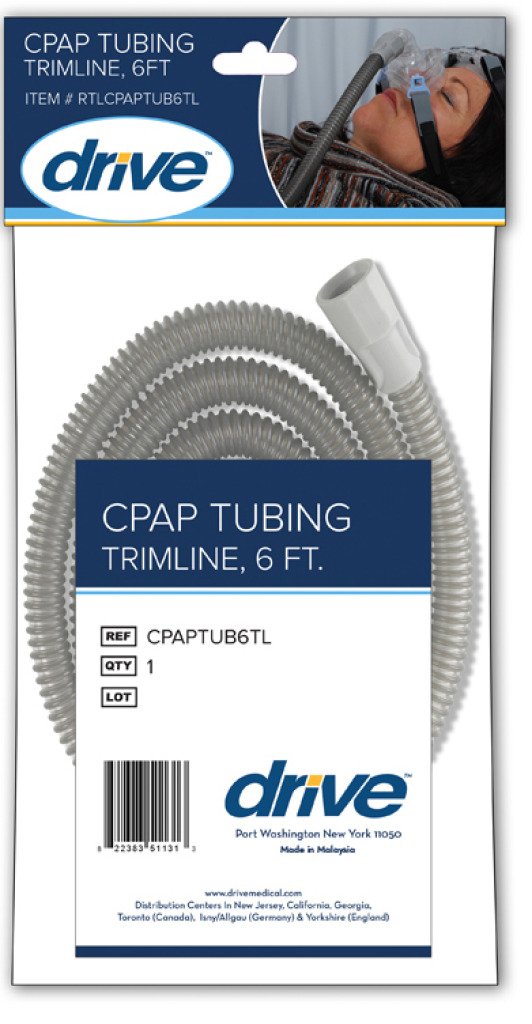 CPAP Tubing 6 Foot Length 15 mm ID 22 mm Cuffs