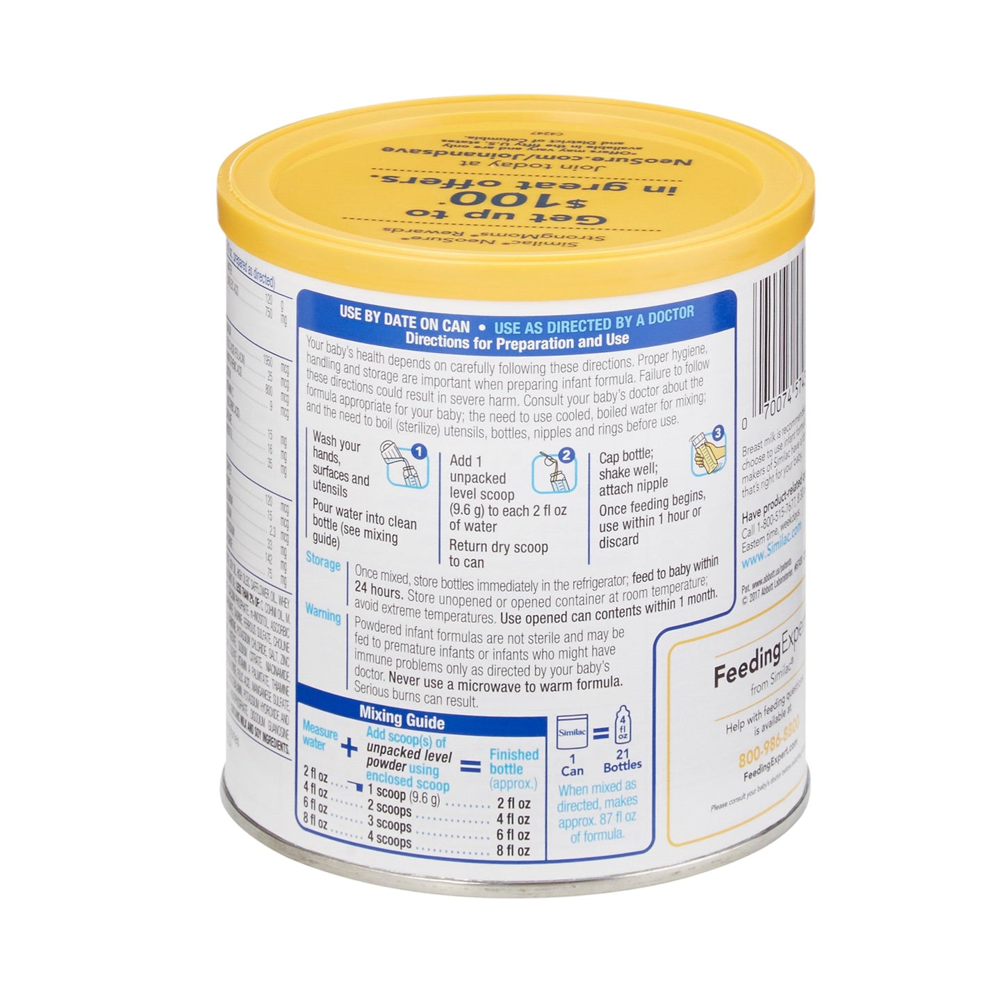 Similac® NeoSure® Powder Infant Formula, 13.1-ounce can
