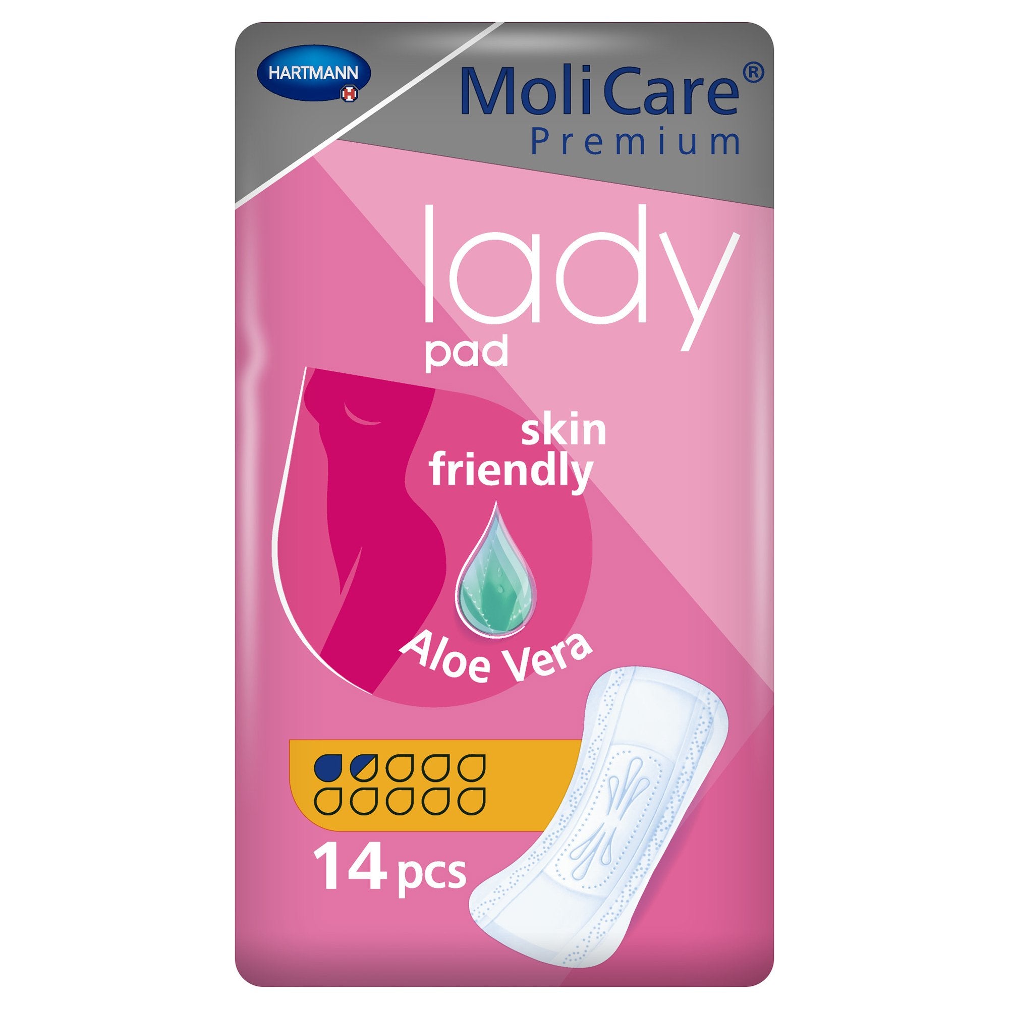 MoliCare® Premium Lady 1.5 Drop Absorbency Bladder Control Pads ...