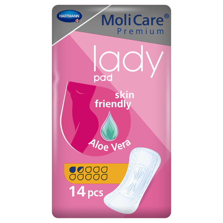 Hartmann 168624 MoliCare Premium Lady 1.5 Drop Absorbency Bladder Control Pads