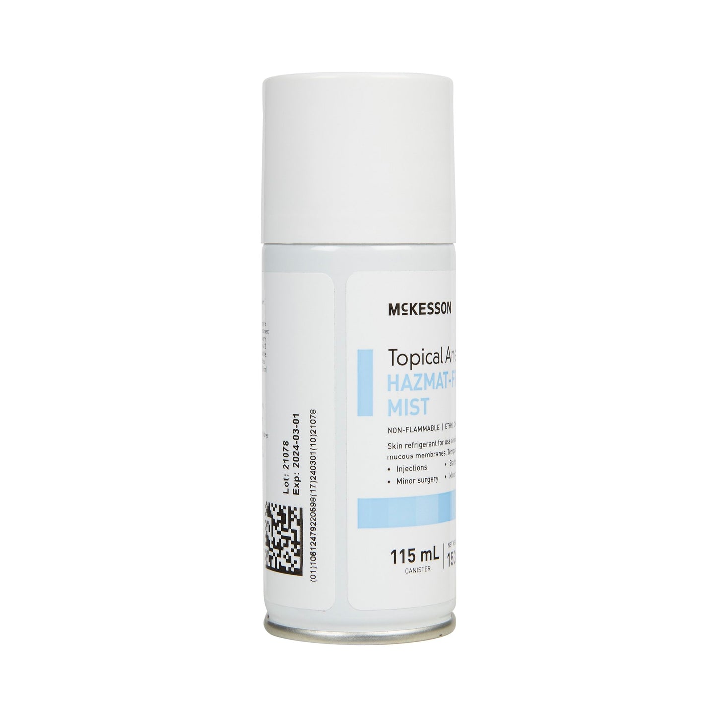 McKesson Topical Anesthetic Spray, Mist Spray, 115-mL Spray Can