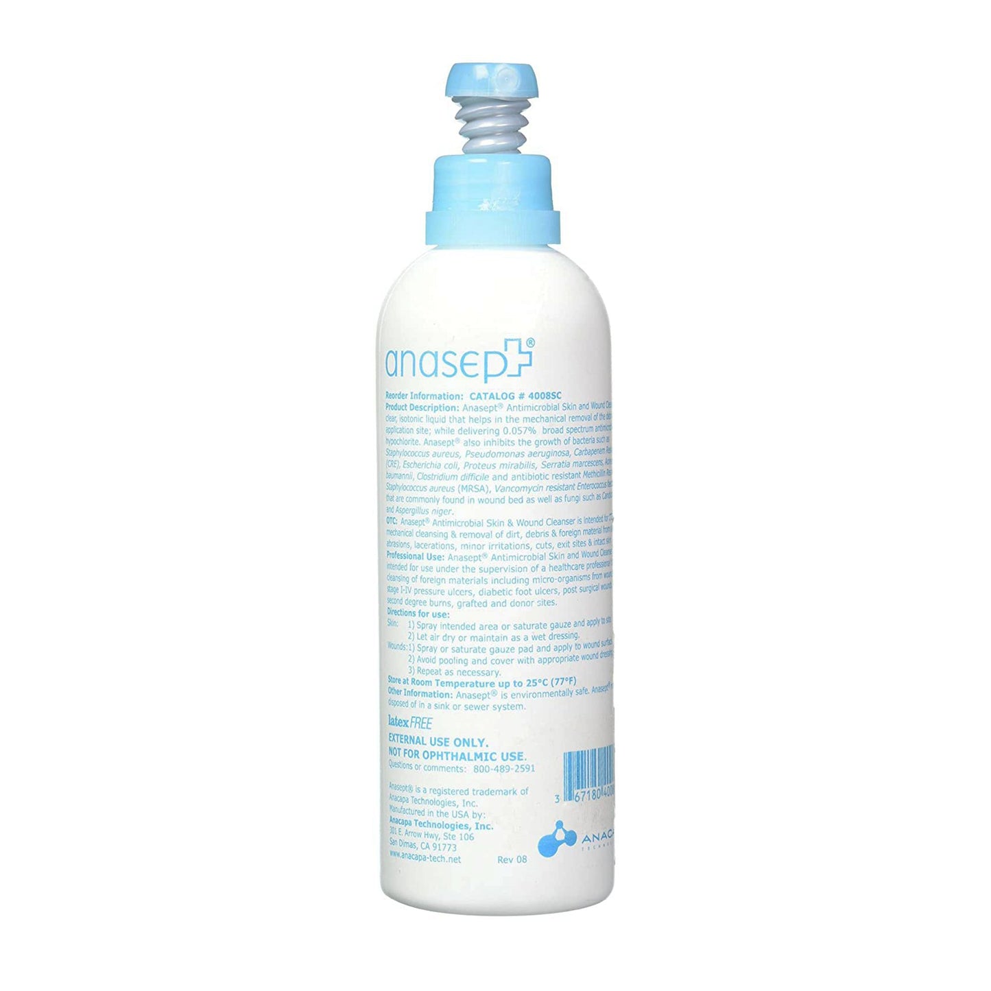 Anasept® Wound Cleanser, 8-ounce bottle