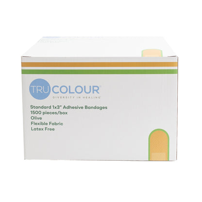 TruColour® Olive Adhesive Strip, 1 x 3 Inch