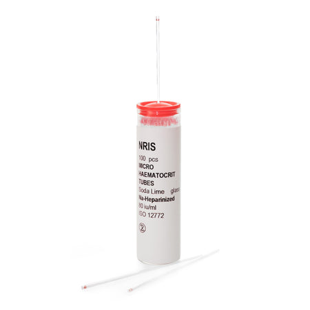 McKesson 1082112 Capillary Blood Collection Tube, 75 µL, 1.1 x 75 mm