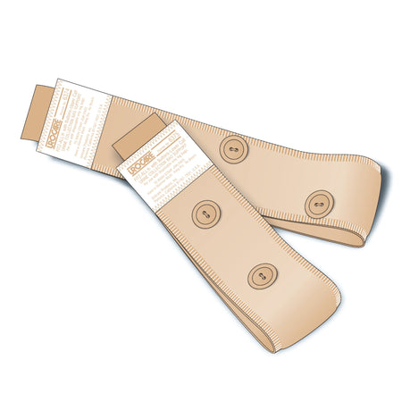 Urocare 6380 Fitz-All Fabric Leg Straps with Buttons
