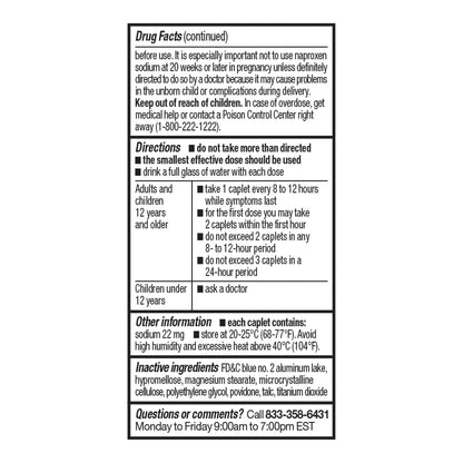 Foster & Thrive™ All Day Pain Relief Naproxen Sodium 220 mg Caplets