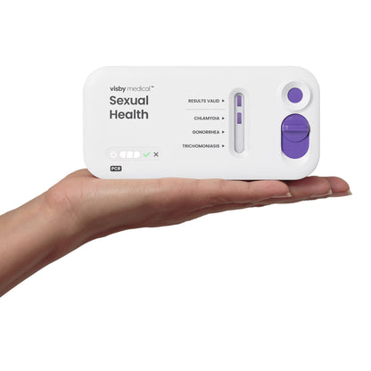 Sexual Health Test Kit Visby Medical™ Chlamydia Trachomatis / Neisseria Gonorrhoeae / Trichomonas Vaginalis 20 Tests CLIA Waived